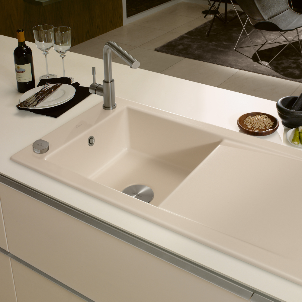 Robinet cuisine VILLEROY ET BOCH Steel Shower | Batinea