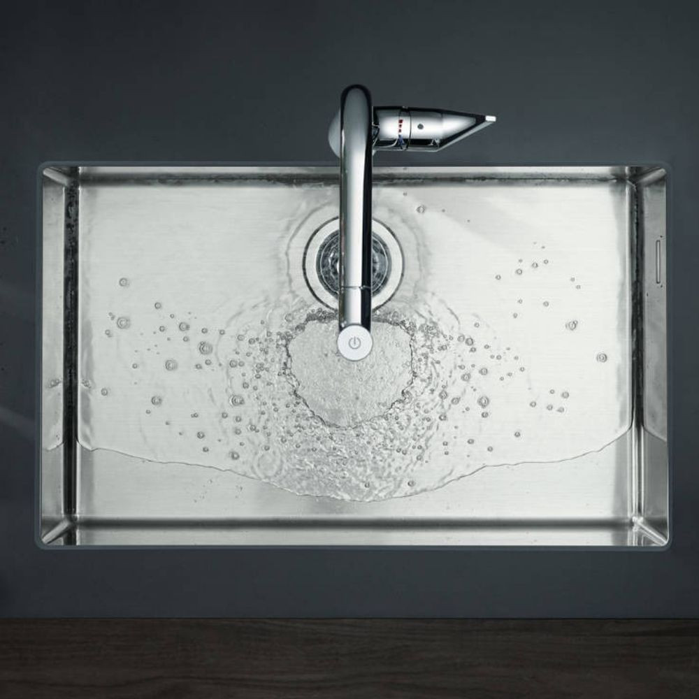 image S719-U660 Evier encastré sous plan S719-U 660 660 acier inoxydable