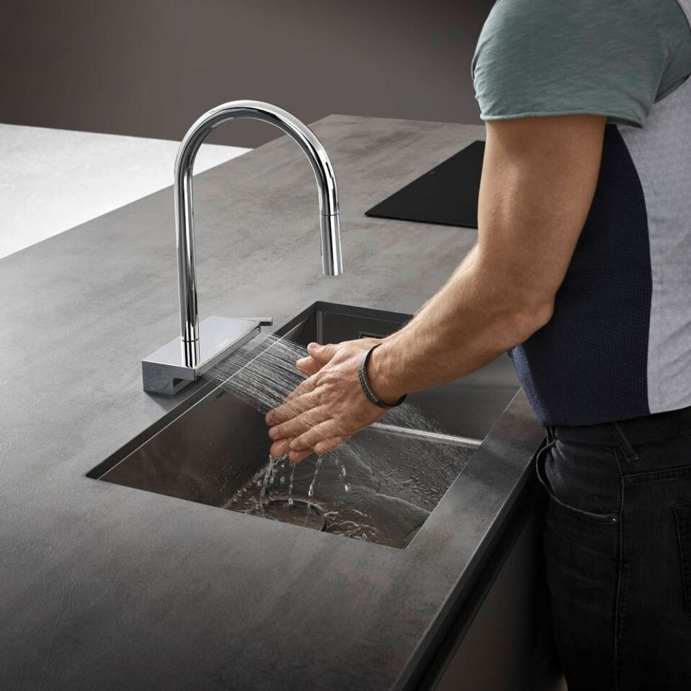 S719-U660 Evier encastré sous plan S719-U 660 660 acier inoxydable ambiance