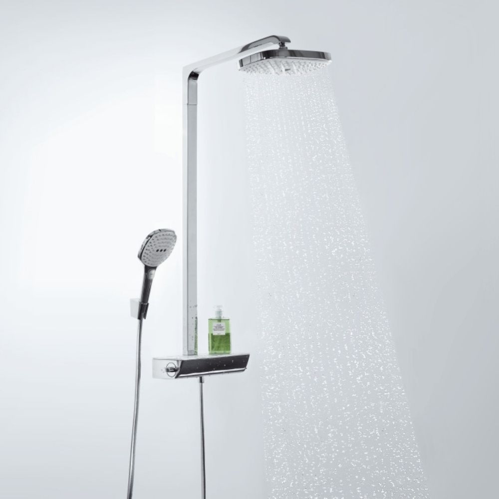 Colonne de douche thermostatique HANSGROHE Raindance Select E, 3 jets | Batinea