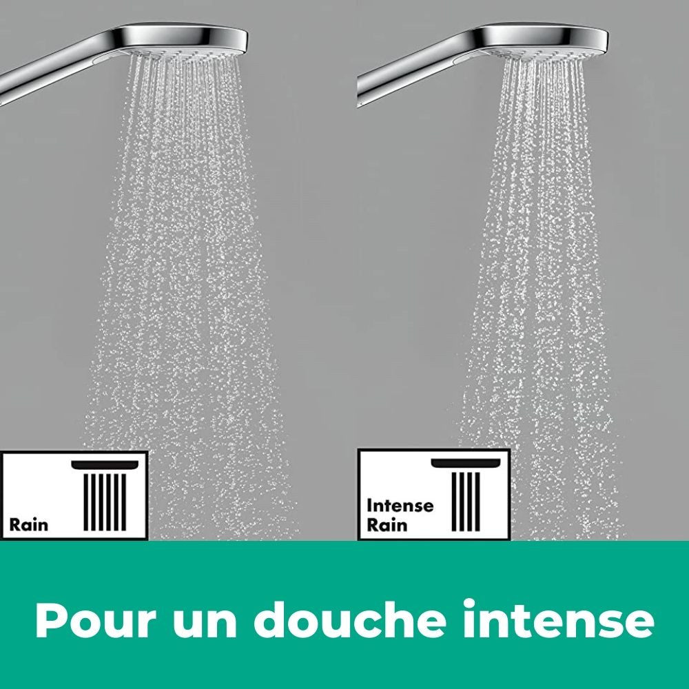 les deux jets de la douchette