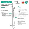 Colonne de douche thermostatique HANSGROHE Vernis Blend 2 jets, chromé 26318000 | Batinea