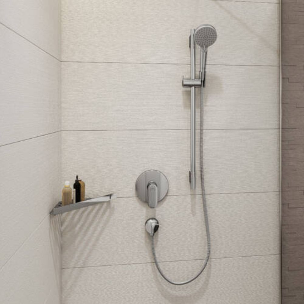 Colonne de douche thermostatique HANSGROHE Vernis Blend 2 jets, chromé 26318000 | Batinea