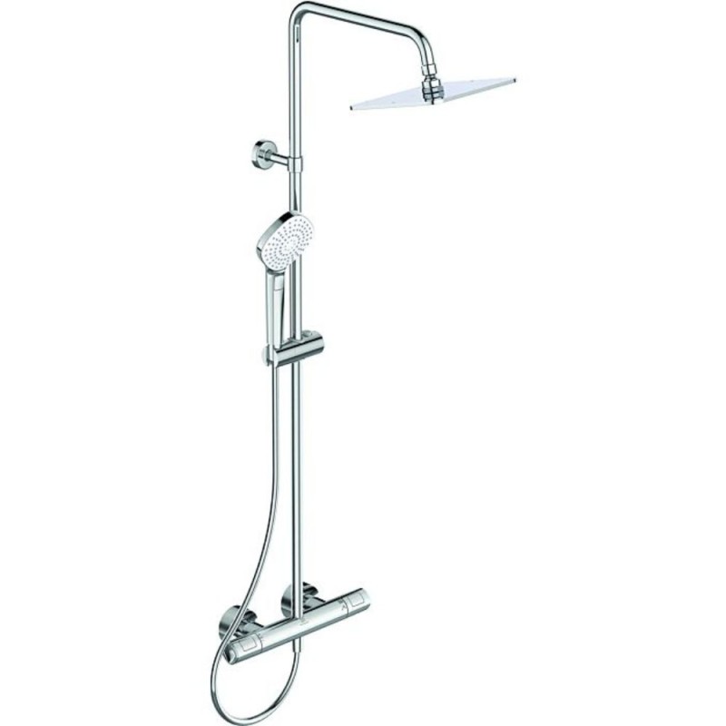 Colonne douche thermostatique IDEAL STANDARD Ceratherm T100, douchette Evo Diamant  | Batinea