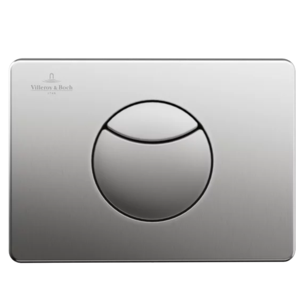 Plaque de déclenchement WC VILLEROY ET BOCH ViConnect 100M Acier