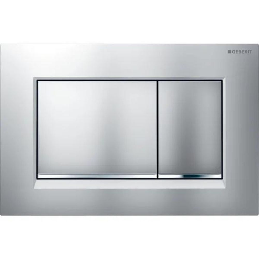 Plaque de commande WC GEBERIT Sigma30 double touche