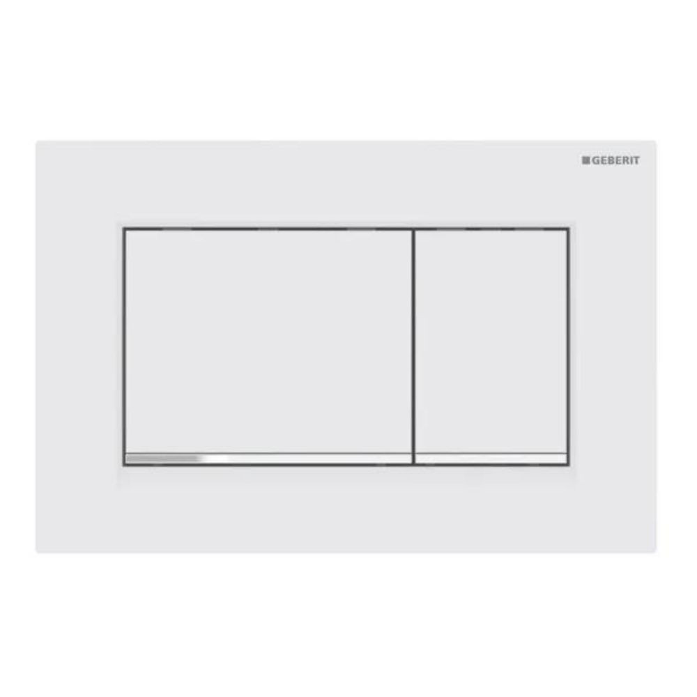 Plaque de commande WC GEBERIT Sigma30 double touche