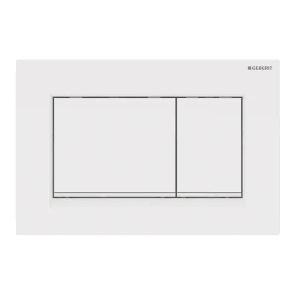 Plaque de commande WC GEBERIT Sigma30 double touche
