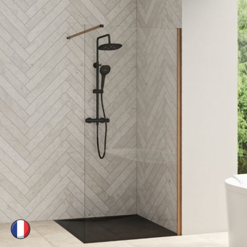 Paroi douche KINEDO Smart Design Nordic Chêne Naturel