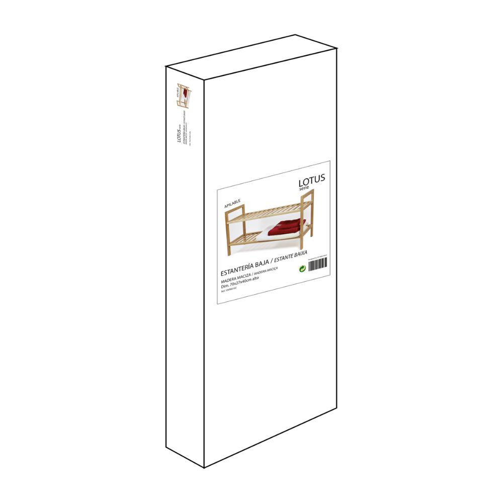 lotus etagère salle de bain empilable 