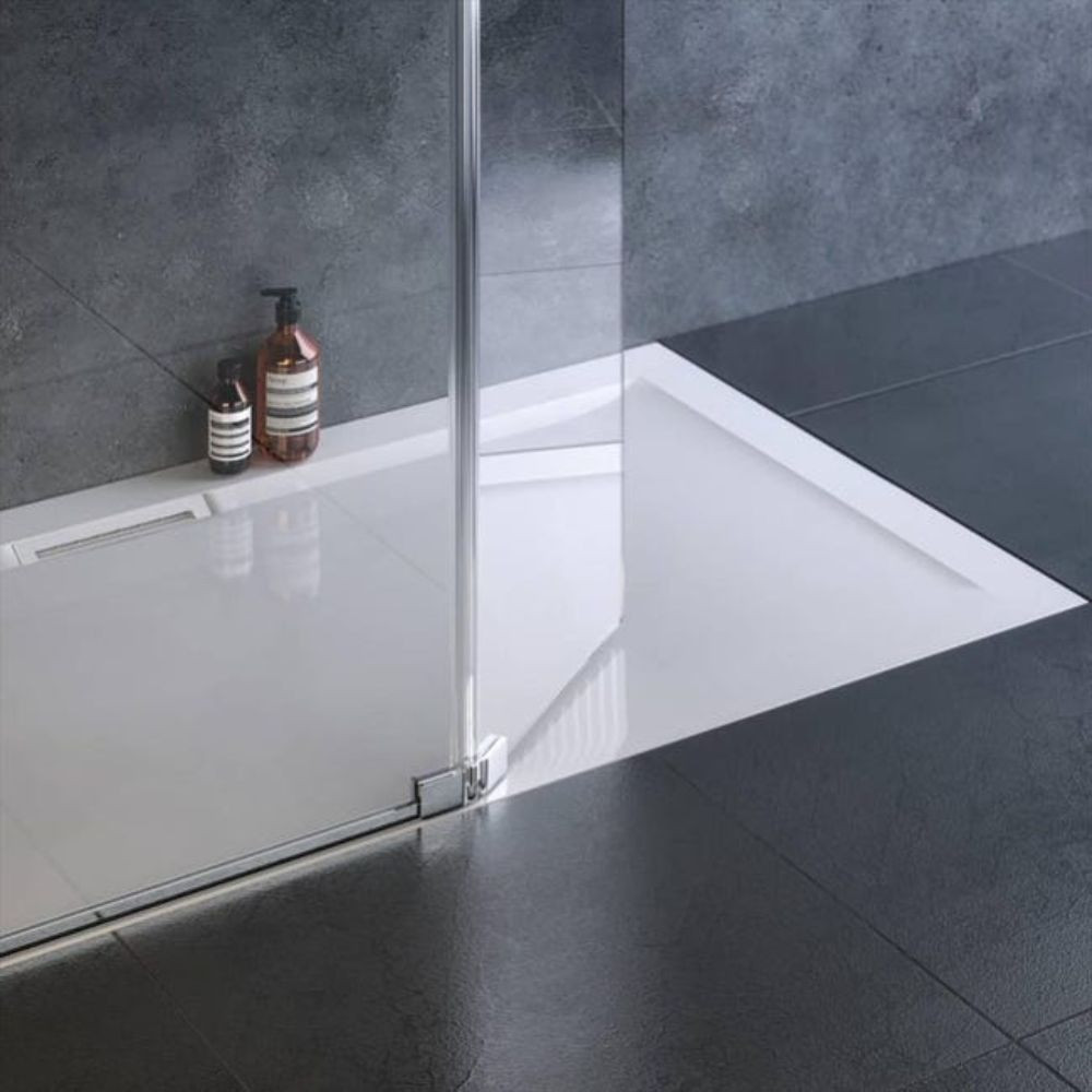 Receveur de douche antidérapant 180 x 80 JACOB DELAFON Flight Pure rectangle blanc