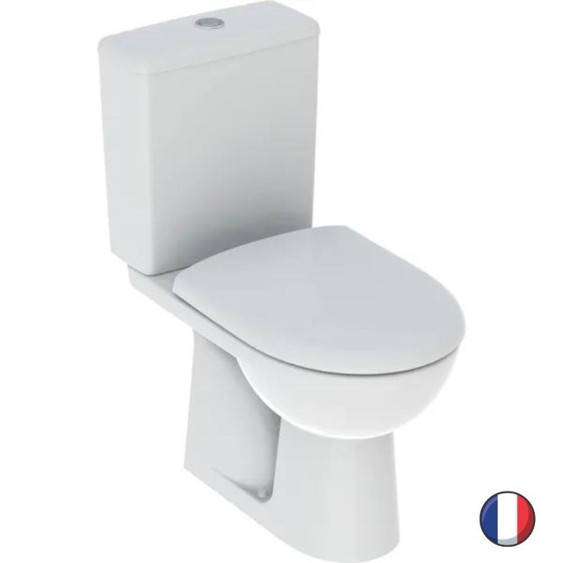 WC au sol GEBERIT Renova, sortie verticale + abattant