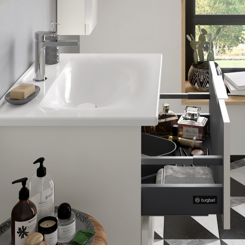 Meuble simple vasque BURGBAD Olena