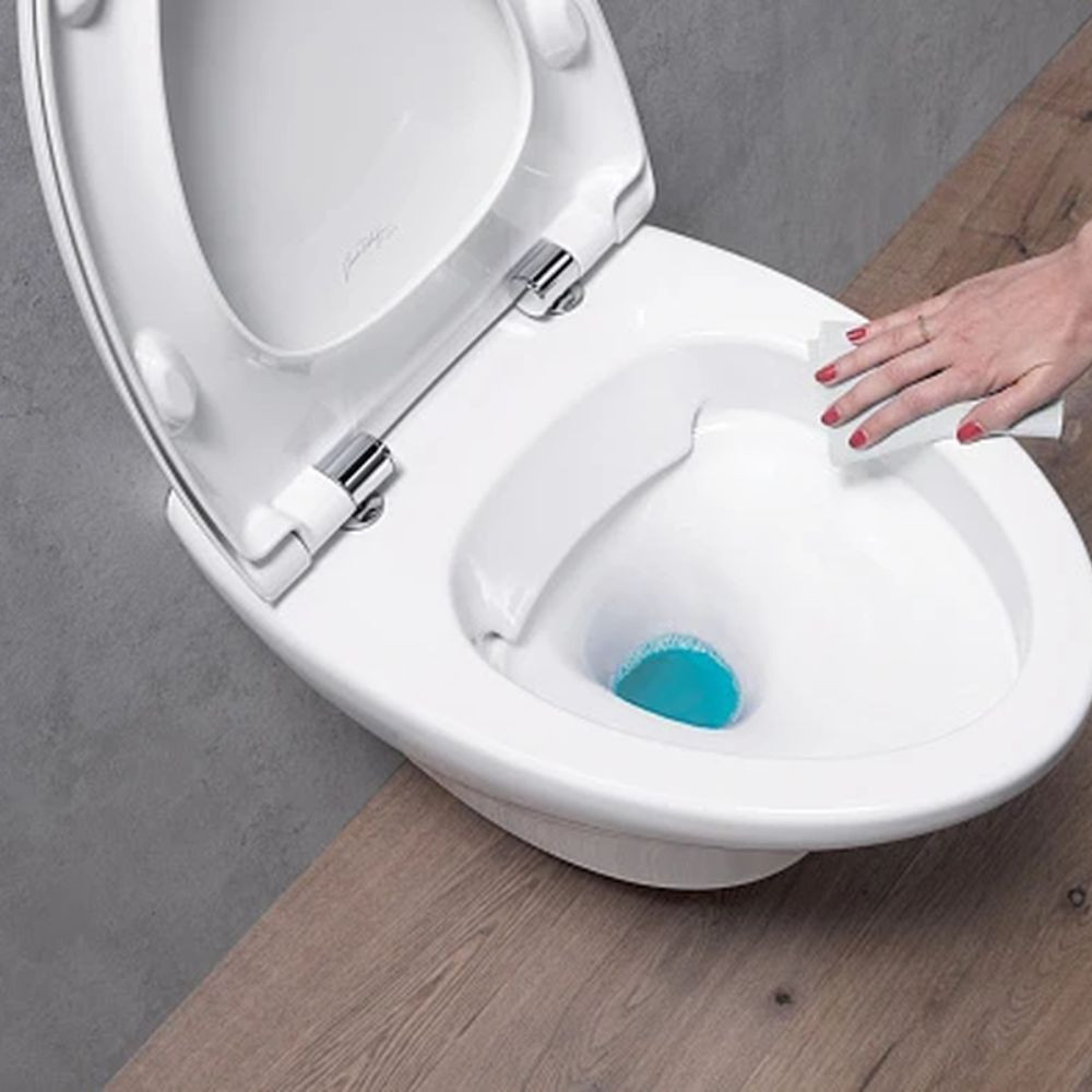 Pack WC suspendu sans bride compact JACOB DELAFON Nouvelle vague + bâti-support + accessoires 