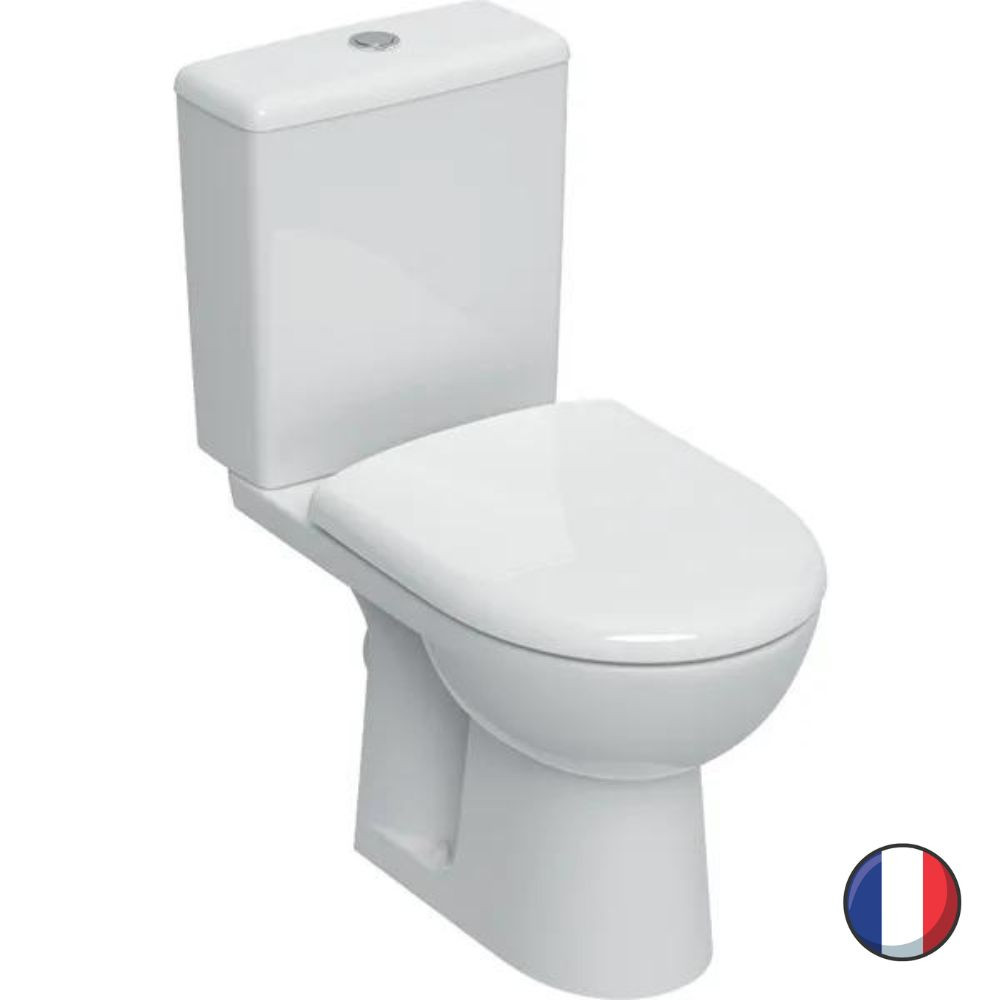 WC au sol GEBERIT Renova pour réservoir attenant + Abattant standard
