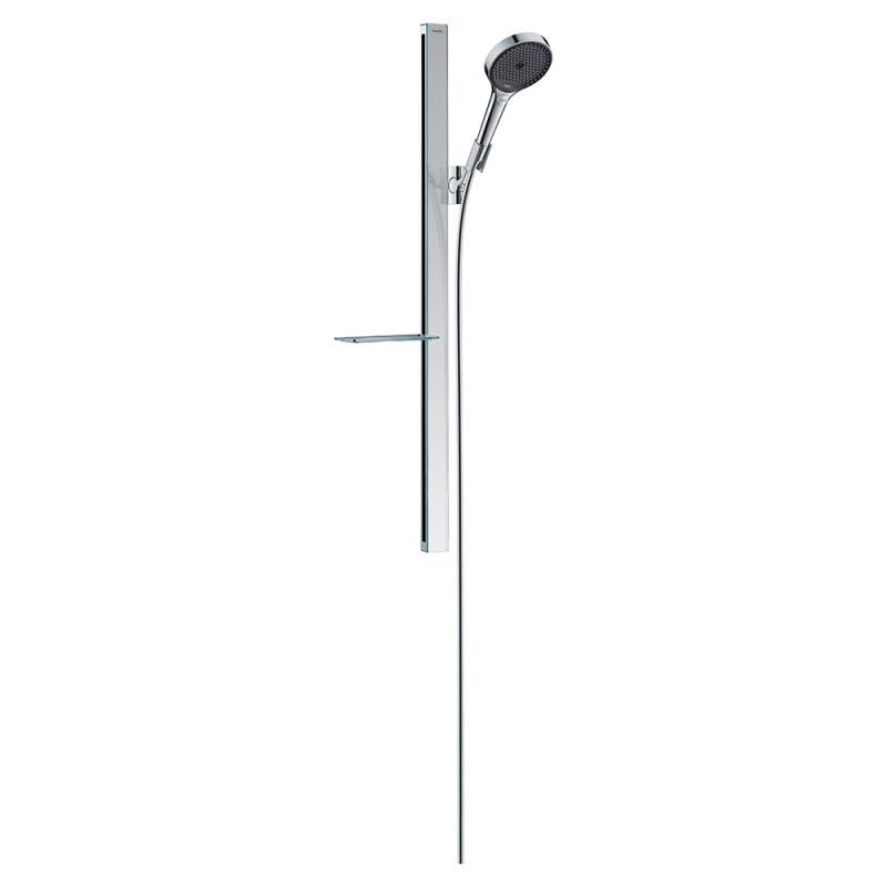 Ensemble de douche 130 3jet avec barre de douche 90 cm avec porte-savon chromé