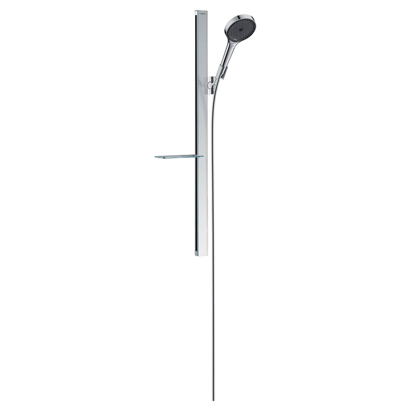 Ensemble de douche 130 3jet EcoSmart avec barre de douche 90 cm et porte-savon chromé