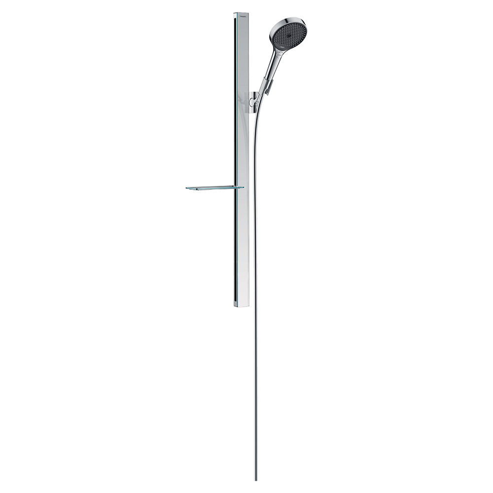 Ensemble de douche 130 3jet EcoSmart avec barre de douche 90 cm et porte-savon chromé