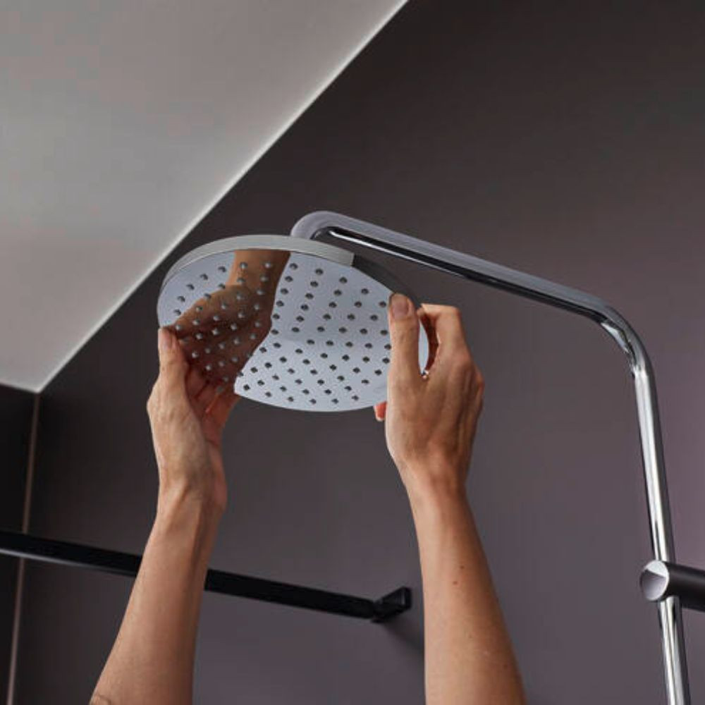 Colonne de douche ou bain douche sans mitigeur HANSGROHE Vernis Blend 200 EcoSmart | Batinea