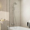 Colonne bain douche thermostatique HANSGROHE Vernis Blend 200 chromé | Batinea