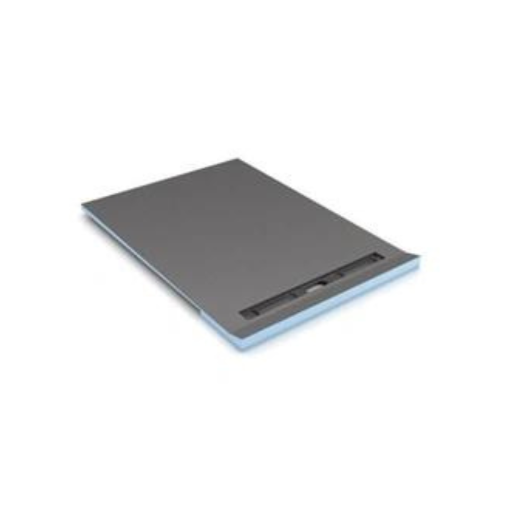 Receveur avec écoulement linéaire pour plancher bois Wedi Rioligno | Batinea