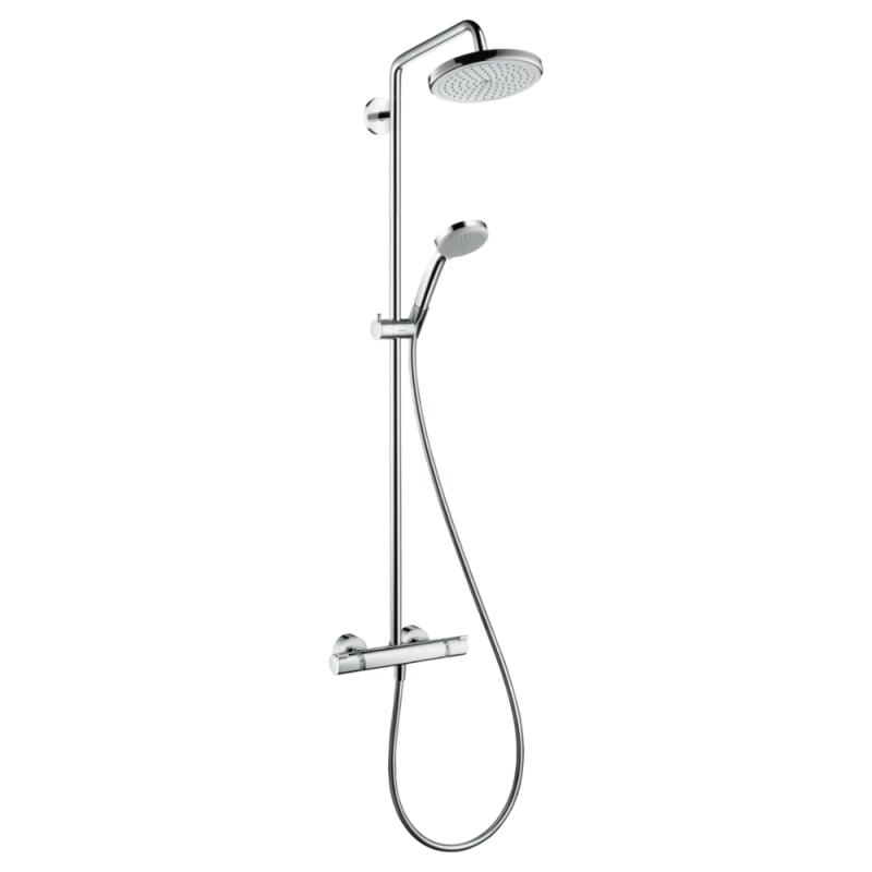 Colonne de douche thermostatique HANSGROHE Croma 220 chromé