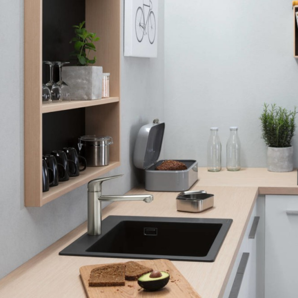 Robinet de cuisine HANSGROHE Focus M42 120 chromé image d'ambiance