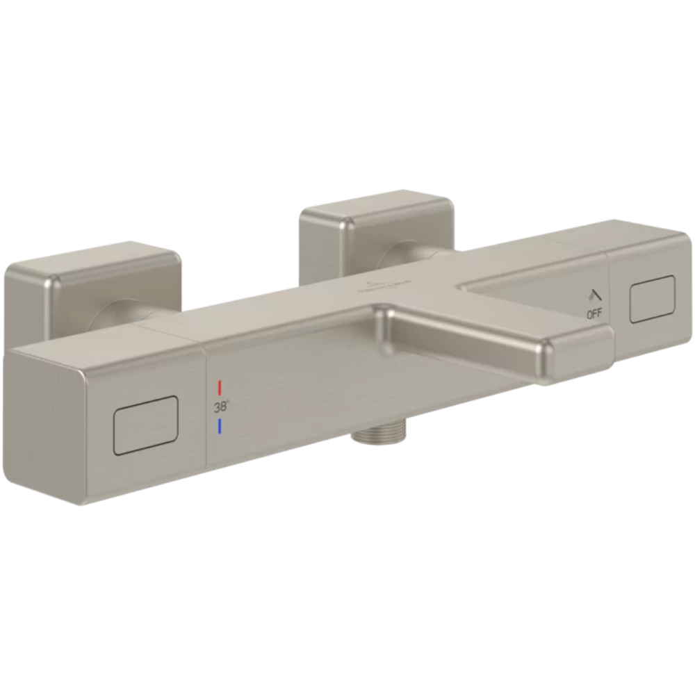 Mitigeur baignoire thermostatique VILLEROY ET BOCH Universal carré nickel brossé