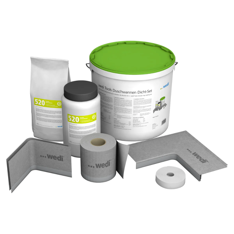 Kit d'étanchéité fini pour receveurs WEDI
