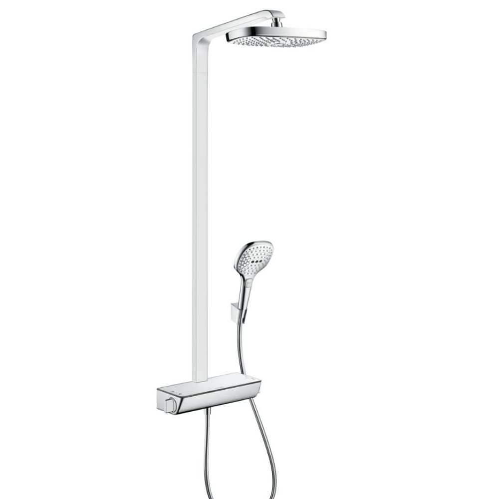 Colonne de douche thermostatique HANSGROHE Raindance Select E, 3 jets | Batinea