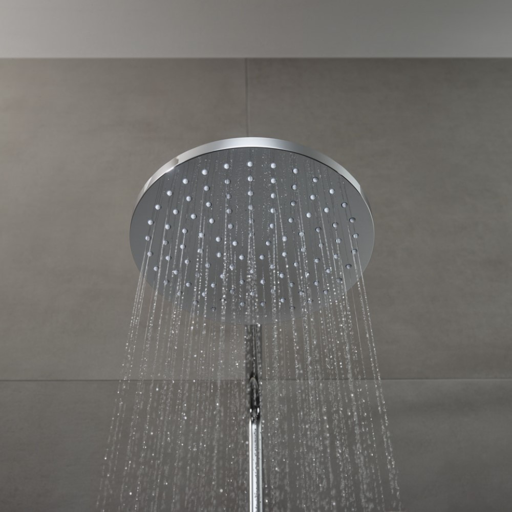 Visuel d'ambiance 3 de la Colonne de douche ou bain douche sans mitigeur HANSGROHE Vernis Blend 200 EcoSmart chromé