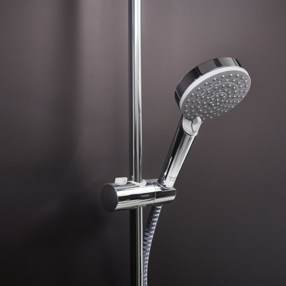 Visuel d'ambiance 4 de la Colonne de douche ou bain douche sans mitigeur HANSGROHE Vernis Blend 200 EcoSmart chromé