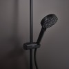 Visuel d'ambiance 2 de la Colonne de douche ou bain douche sans mitigeur HANSGROHE Vernis Shape 230 noir mat