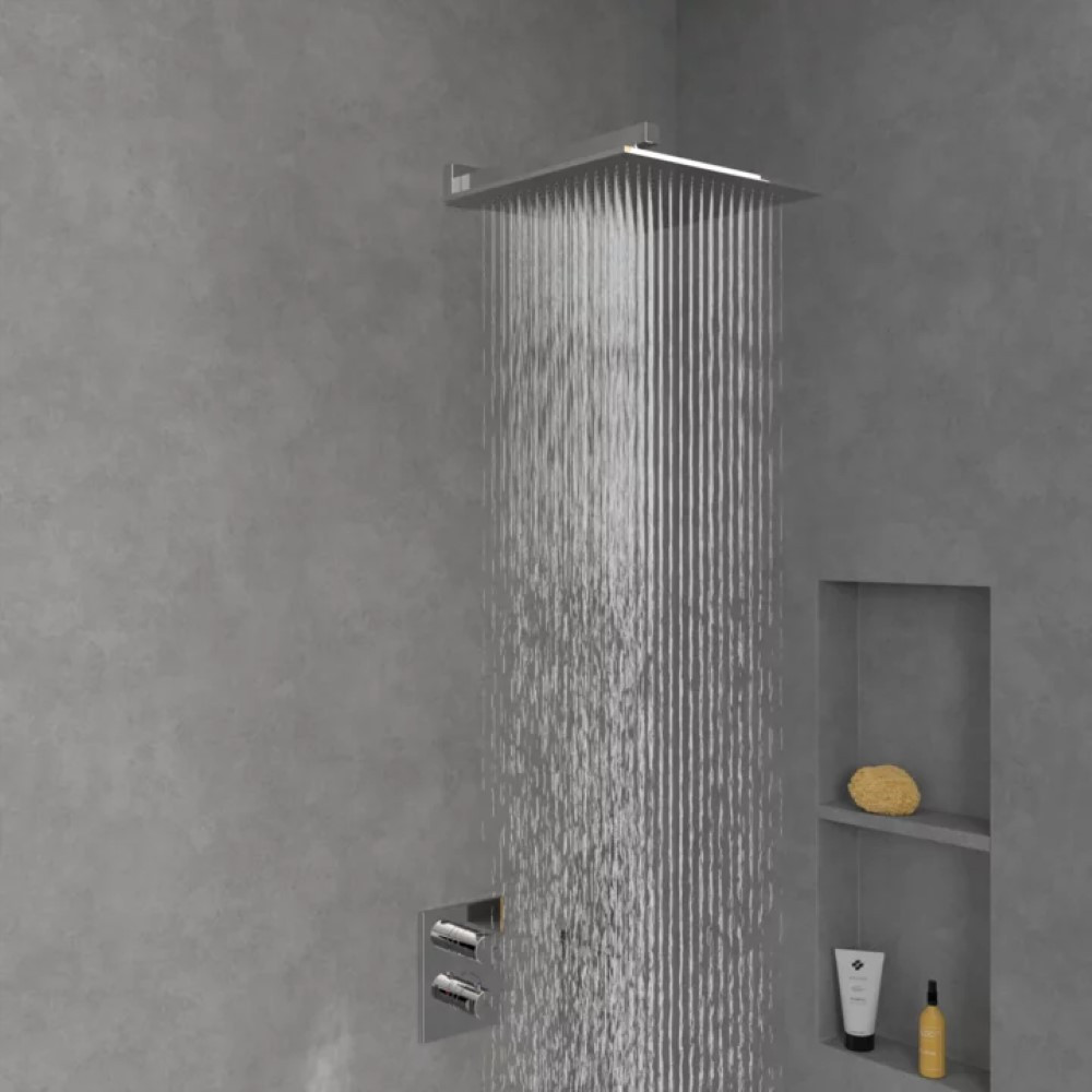 Douche de tête 350 VILLEROY ET BOCH Universal Showers rectangle | Batinea