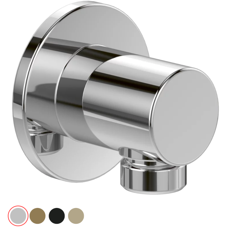 Coude de raccordement mural VILLEROY ET BOCH Universal Showers rond | Batinea
