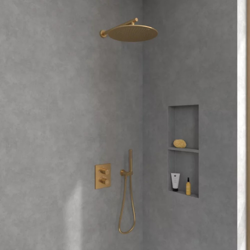 Mitigeur thermostatique encastré 2 voies VILLEROY ET BOCH Universal Taps & Fittings rectangle | Batinea