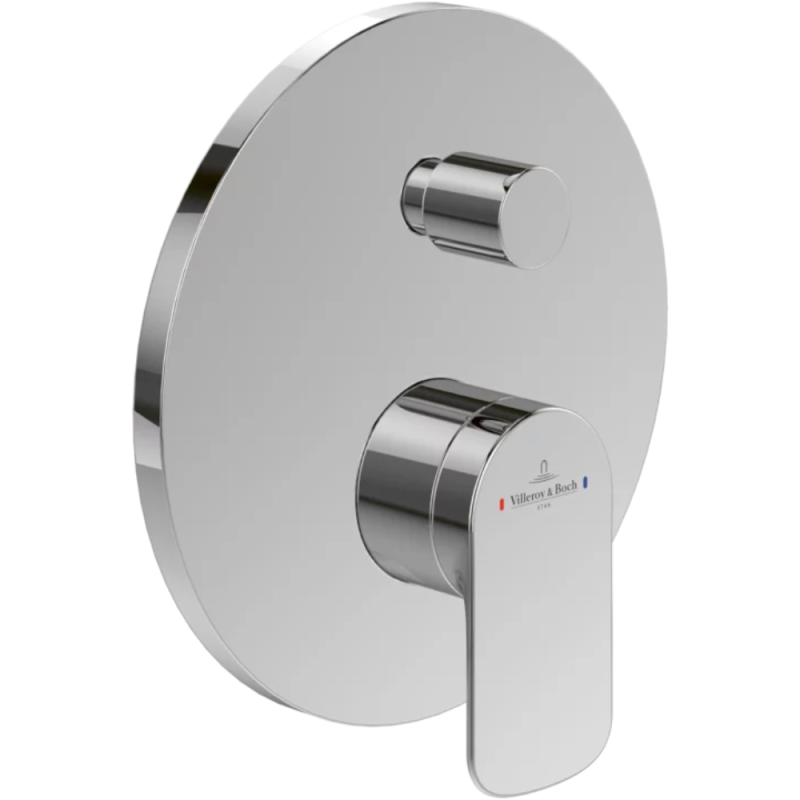Façade robinet encastré mécanique VILLEROY ET BOCH avec inverseur O.novo | Batinea