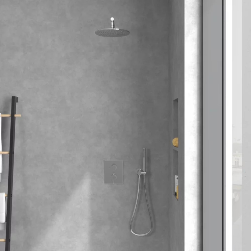 Façade robinet encastré thermostatique 2 sorties VILLEROY ET BOCH Conum
