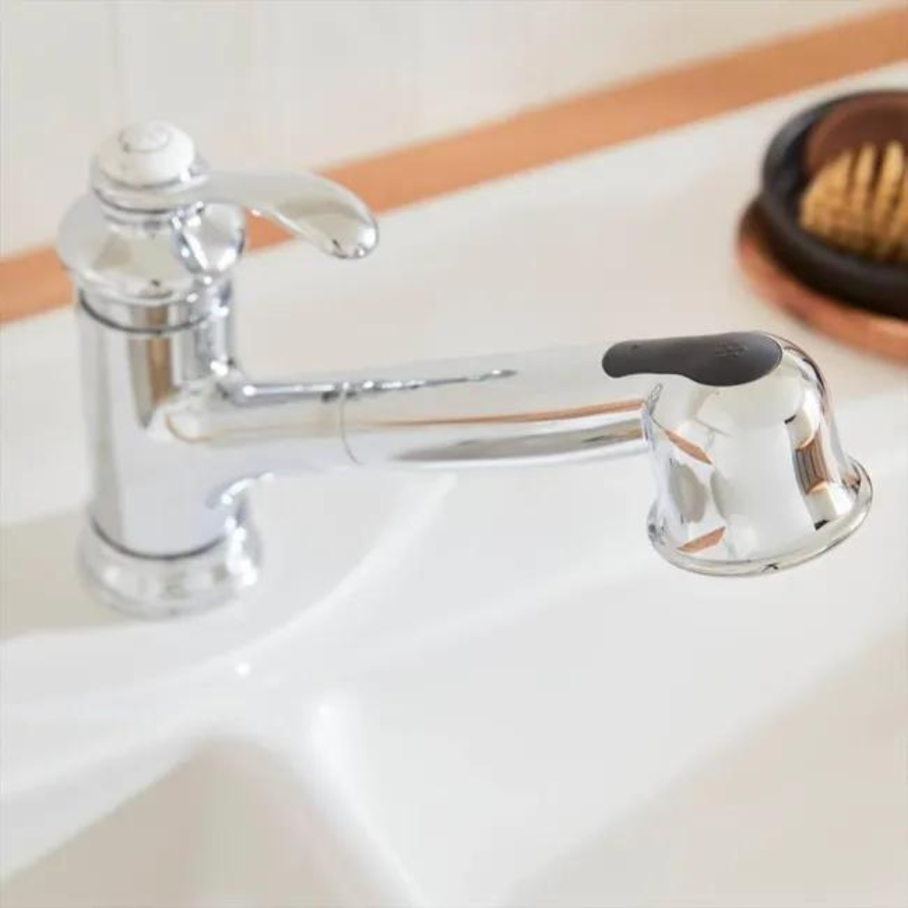 JACOB DELAFON Mitigeur cuisine chrome douchette extractible
