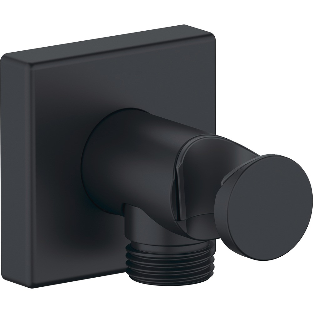 Coude de raccordement carré DURAVIT Universal noir mat