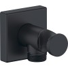Coude de raccordement carré DURAVIT Universal noir mat
