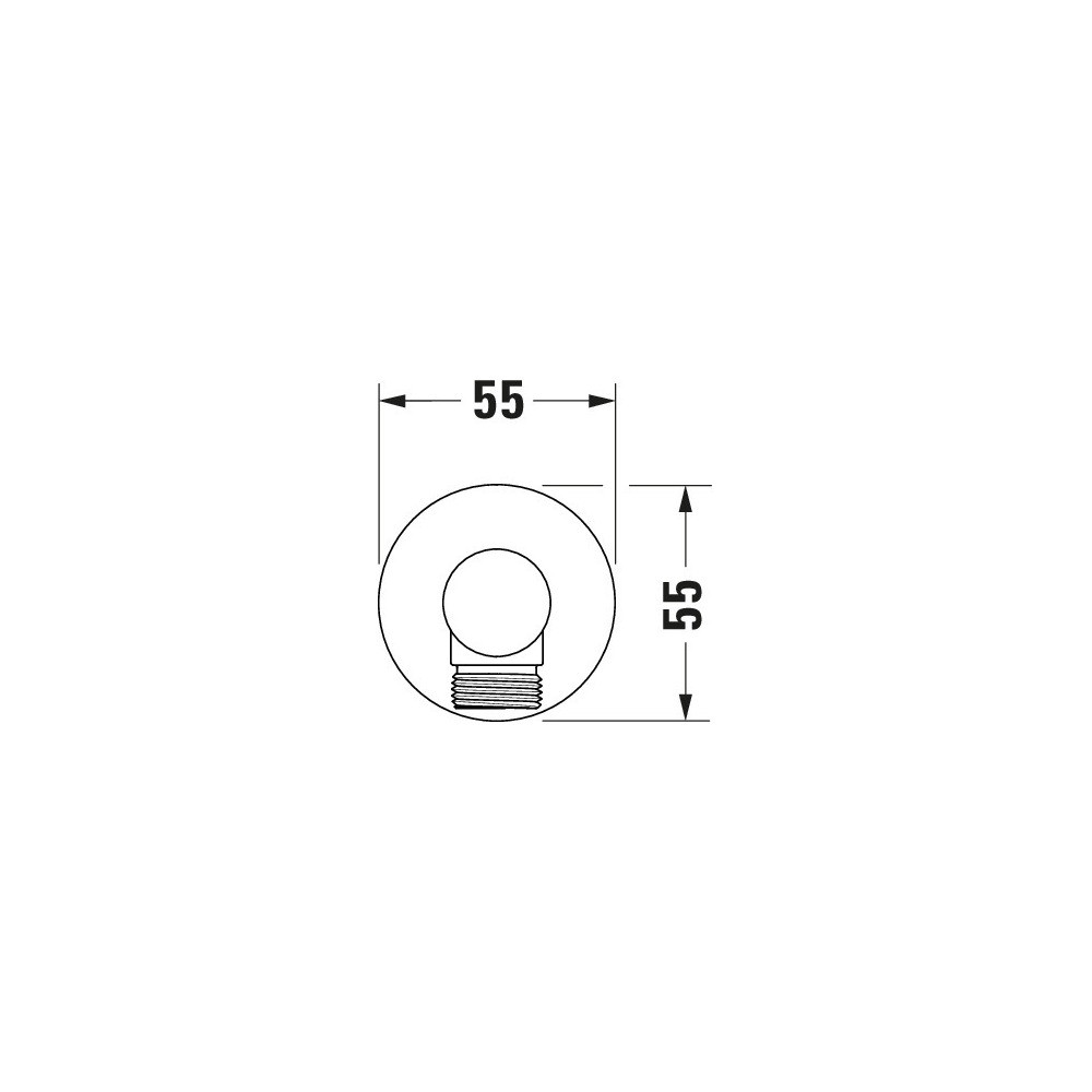 Les avantages du Coude de raccordement rond DURAVIT Universal chromé