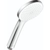 Pommeau de douche DURAVIT Universal 11 cm chromé blanc