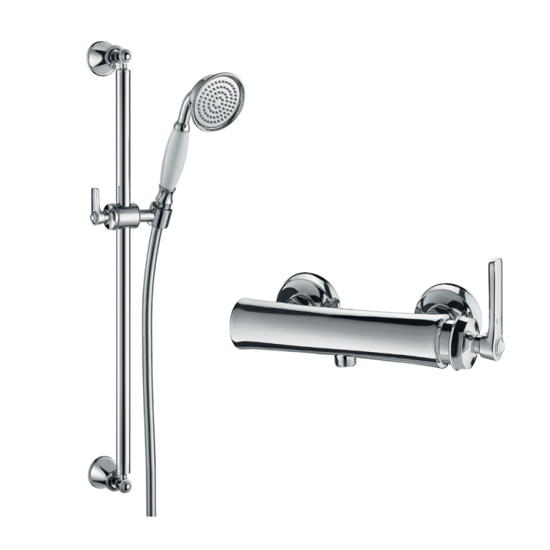 Mitigeur douche avec ensemble de douche Paini Lady's Chrome