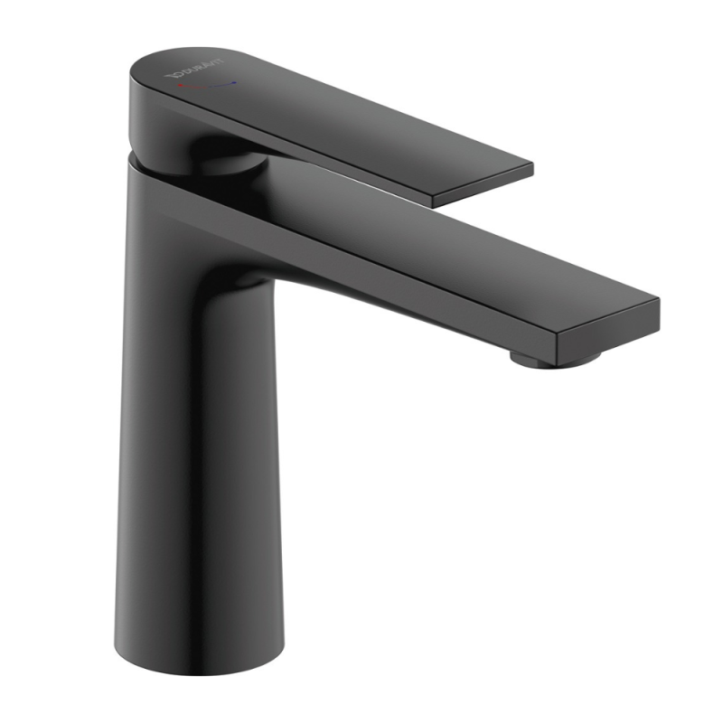 Mitigeur lavabo DURAVIT Tulum Freshstart noir mat sans tirette ni vidage
