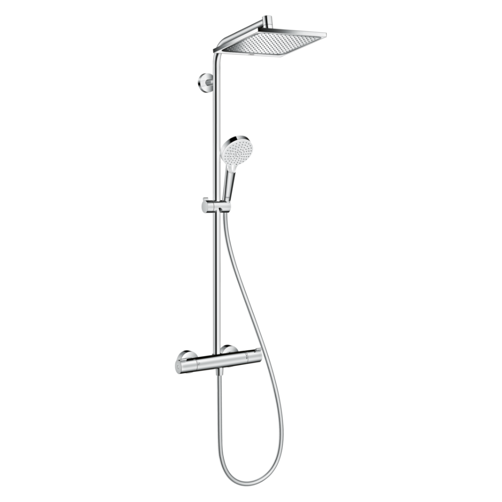 Colonne douche thermostatique HANSGROHE Crometta E 240, Economie d'eau