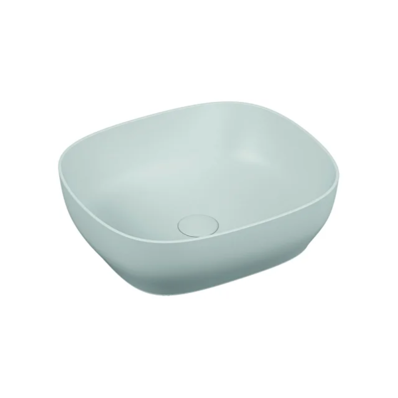 Vasque à poser rectangle VITRA Outline - Blanc brillant