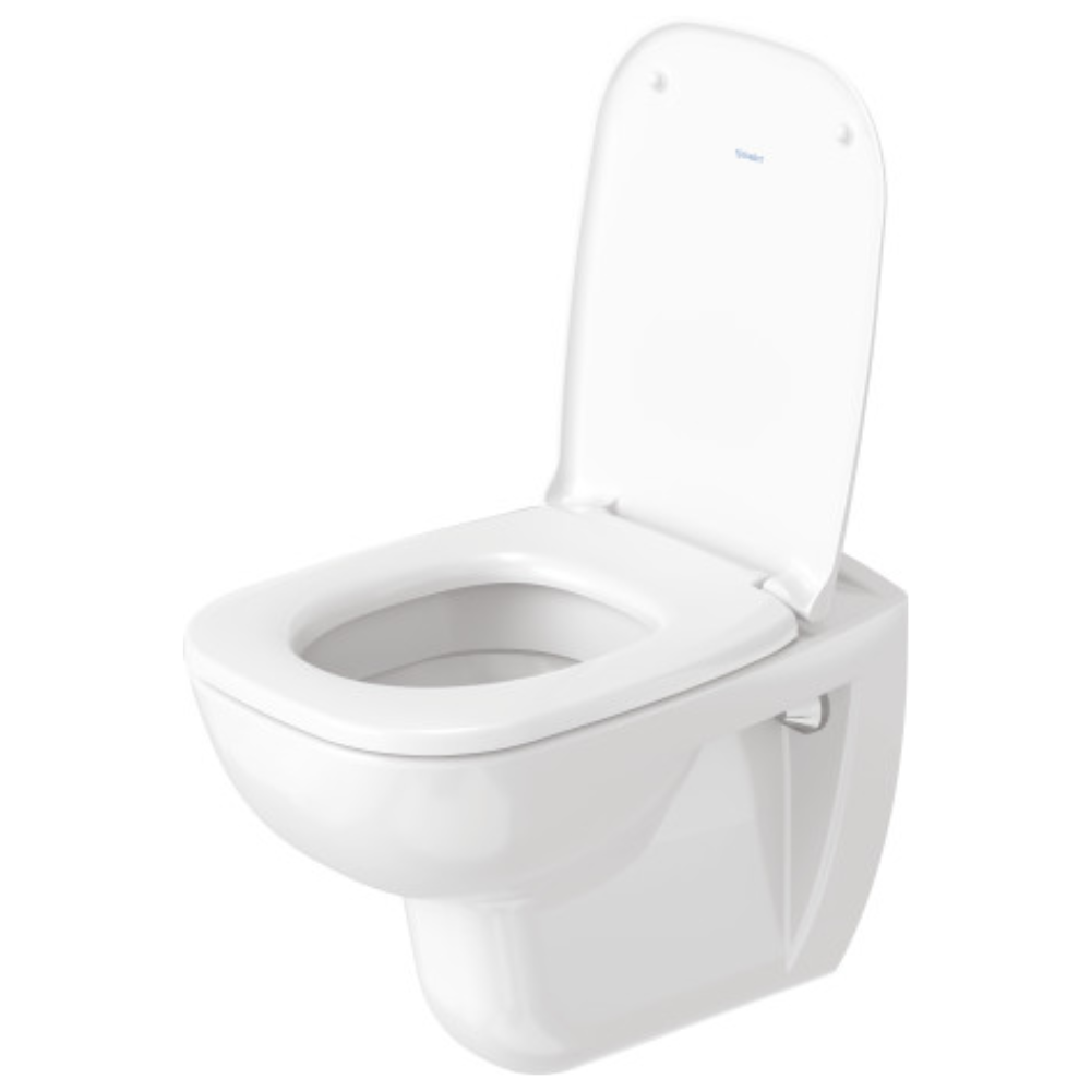 Visuel d'ambiance 1 WC suspendu DURAVIT D-code avec abattant frein de chute inox