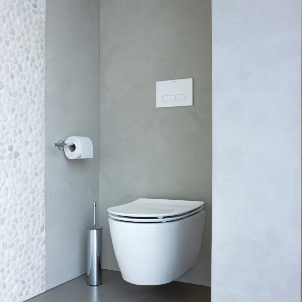 WC suspendu sans bride DURAVIT Soleil by Starck avec abattant frein de chute