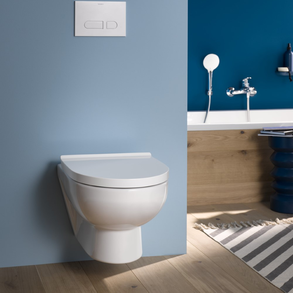 WC suspendu sans bride DURAVIT Duravit No.1 avec abattant frein de chute